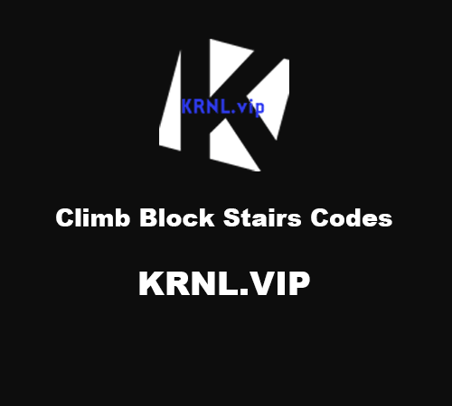 Climb Block Stairs Codes