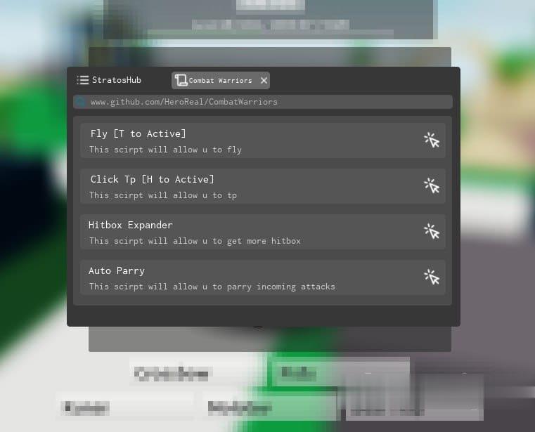 Combat Warriors: Fly, Auto Parry, Hitbox Expander, Script