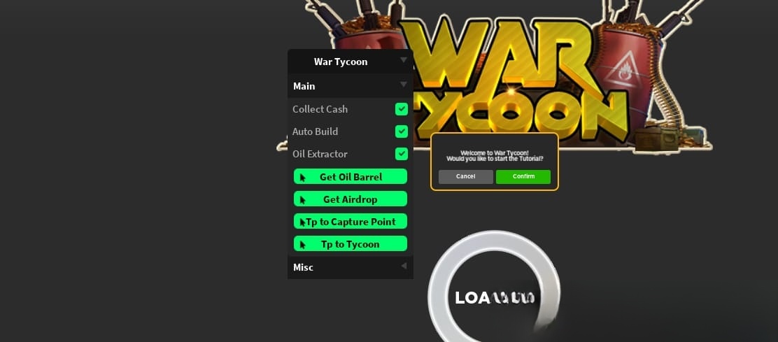 War Tycoon: Auto Collect, Auto Build Tycoon, Tp Script