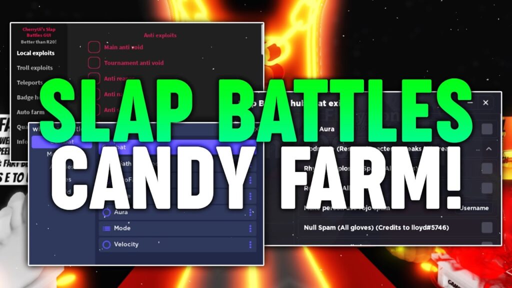 Slap Battles: Candy Farm Script Copy And Download 100% Free